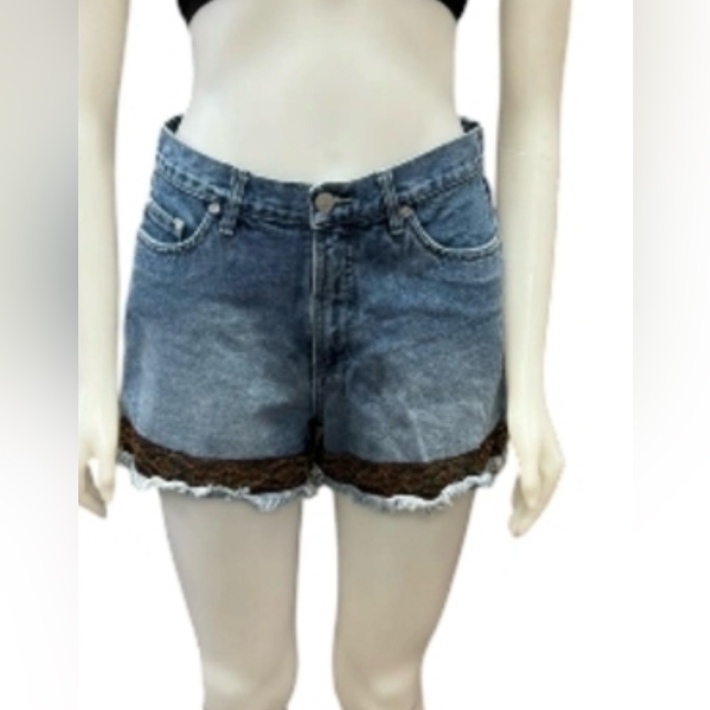 RW&CO Denim Shorts EUC High Rise 100% Cotton Size 7